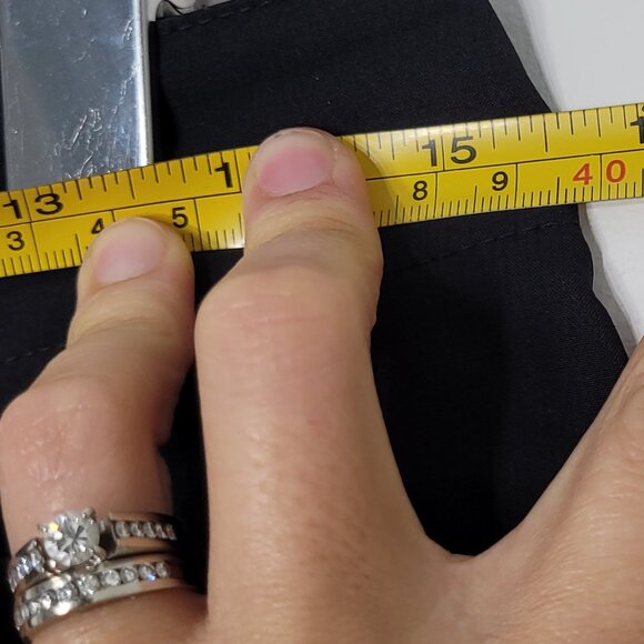 Protex Women's Black Shorts Zipper Front Pockets Classic Golf Shorts Size 6 - Picture 12 of 13